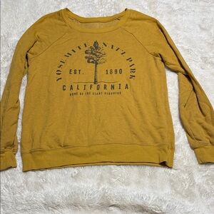 Zoe + Liv Mustard Sweatshirt